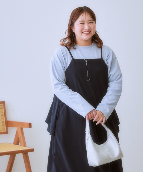 SMILELAND ワンピース 「大きいサイズ」2点セット（よく伸びるデザイン