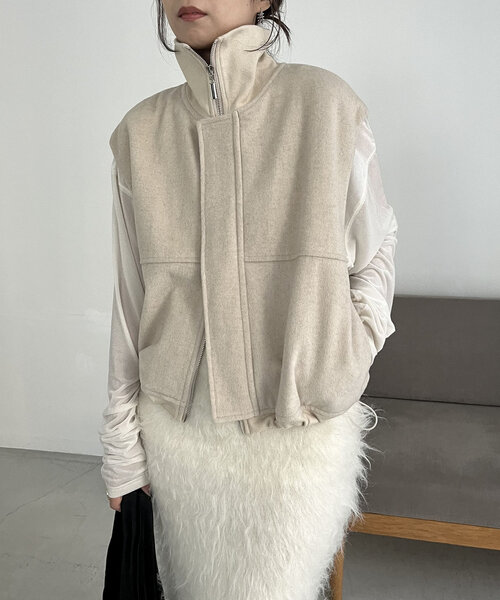 CAPRICIEUX LE'MAGE（カプリシューレマージュ） ベスト FREE ベージュ