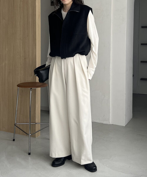 CAPRICIEUX LE'MAGE（カプリシューレマージュ） ベスト FREE ベージュ