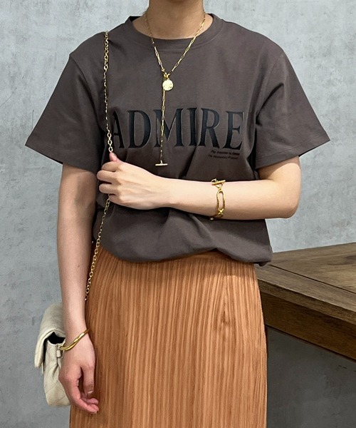 「un dix cors」 半袖Tシャツ FREE ベージュ系その他 レディース_画像7