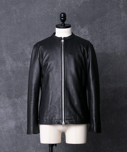 UNITED TOKYO ブルゾン / スタジャン /レザージャケット UNITED TOKYO（ユナイテッドトウキョウ） レザーブルゾン 1 ブラック