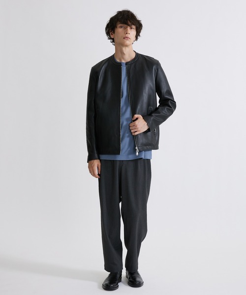 UNITED TOKYO ブルゾン / スタジャン /レザージャケット VINTAGE LEATHER ブルゾン(1 BLACK): : メンズ｜UNITED TOKYO ONLINE STORE