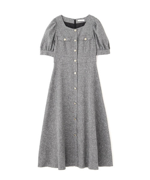 「PROPORTION BODY DRESSING」 半袖ワンピース MEDIUM ネイビー レディース_画像2