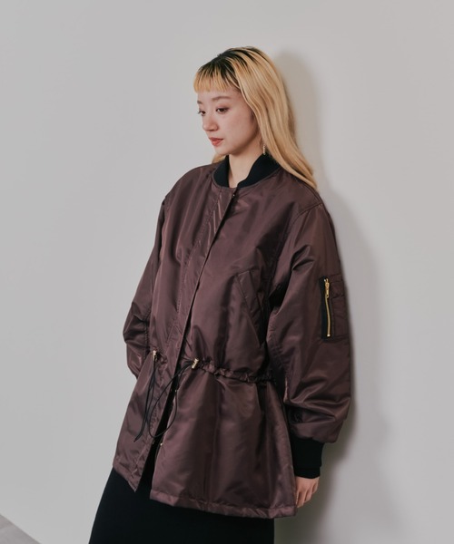 DOLLUPOOPS シアーMA-1 テイストブルゾン DOLLUPOOPS シアーMA-1 テイストブルゾンの通販 by いちご15's shop