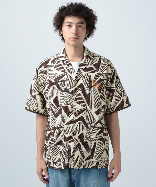 「BAYFLOW」 半袖シャツ LARGE ナチュラル メンズ_画像4
