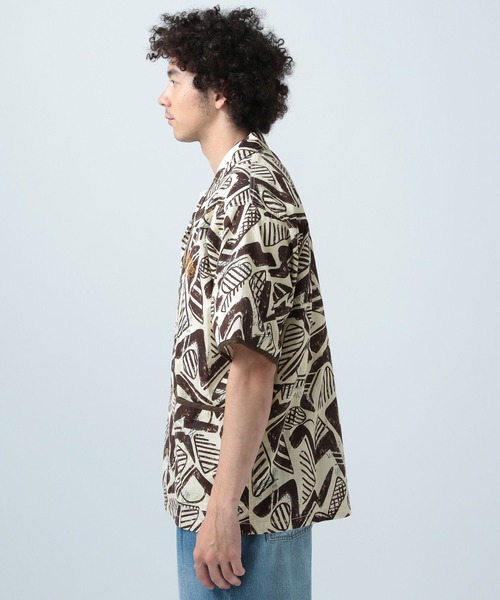 「BAYFLOW」 半袖シャツ LARGE ナチュラル メンズ_画像5