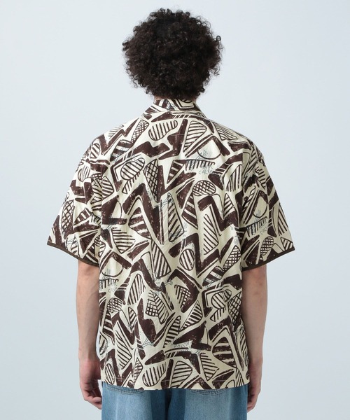 「BAYFLOW」 半袖シャツ LARGE ナチュラル メンズ_画像6