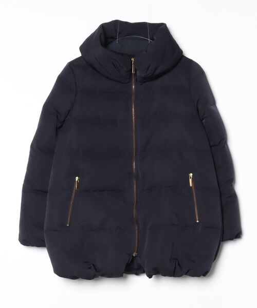 NOBLE（ノーブル） ダウンジャケット 38 ネイビー レディース