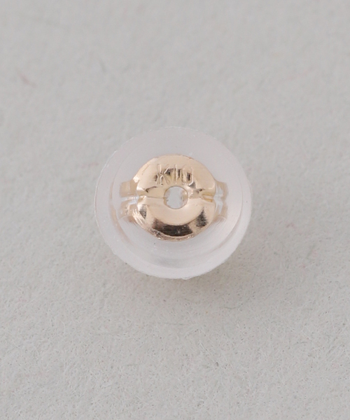 ピアス 3ピーススライドスクエアピス  K10（両耳） レディースの画像