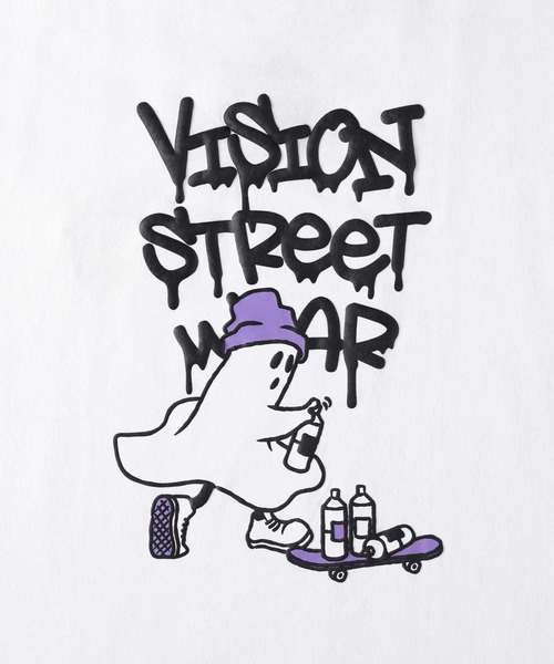 「VISION STREET WEAR」 半袖Tシャツ M イエロー メンズ_画像10