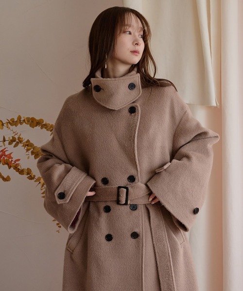 mideal（マイディール） コート チェスターコート shaggy long coat