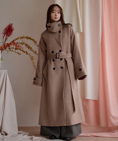 mideal（マイディール） コート チェスターコート shaggy long coat