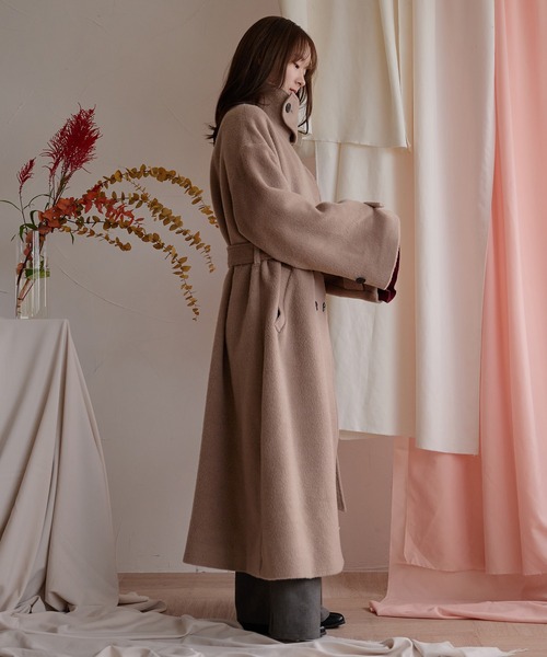 mideal（マイディール） コート チェスターコート shaggy long coat