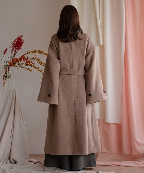 mideal（マイディール） コート チェスターコート shaggy long coat