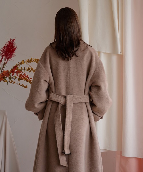 mideal（マイディール） コート チェスターコート shaggy long coat