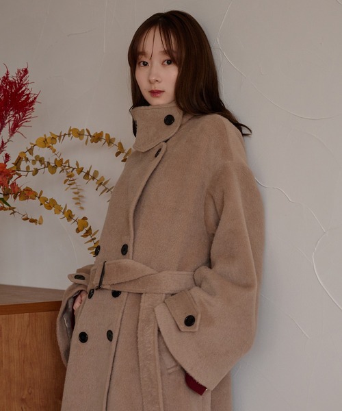 mideal（マイディール） コート チェスターコート shaggy long coat