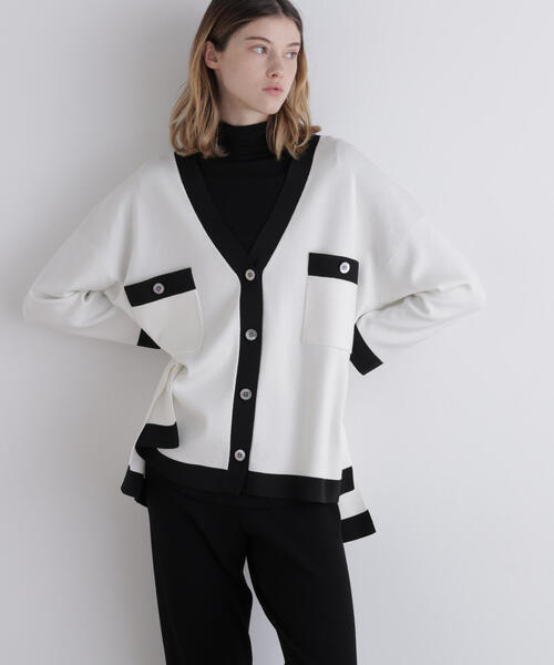 LE PHIL（ル フィル） カーディガン オーバーサイズニットジャケット