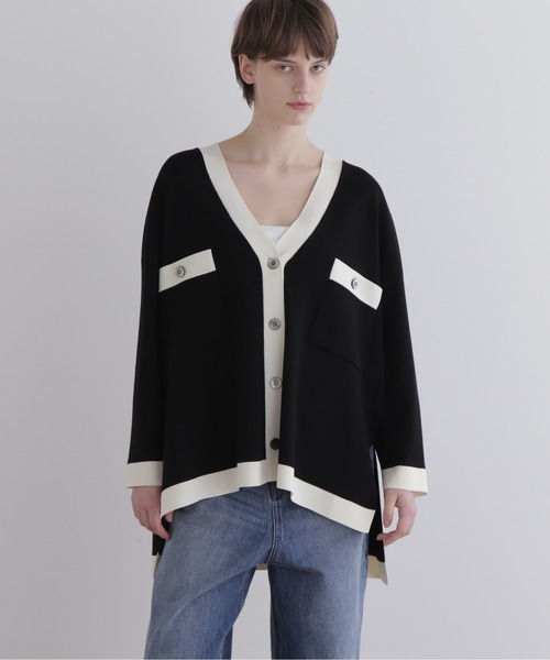 LE PHIL（ル フィル） カーディガン オーバーサイズニットジャケット