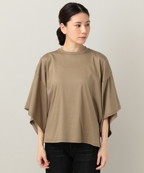 Curensology（カレンソロジー） 7分袖カットソー FREE ダークブラウン