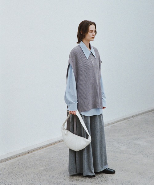 「EKCOOKIES」 半袖ニット M ホワイト レディース_画像6