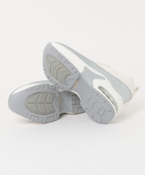 「Noubel Voug Relax」 スリッポン 23cm ホワイト×シルバー レディース_画像3