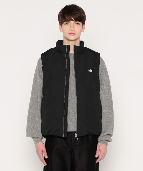 DANTON ブラック ダウンベスト サイズ40 別注DANTON×DOORS ダウンベスト 40サイズ ダントン ブラック URBAN