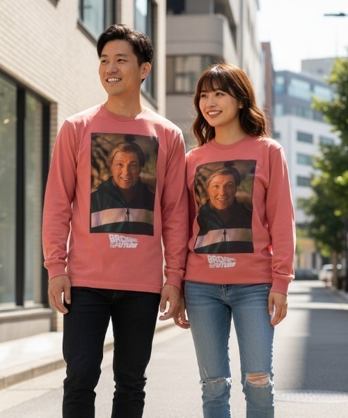 minius tシャツ 「バック・トゥ・ザ・フューチャー」ロンT 長袖Tシャツ