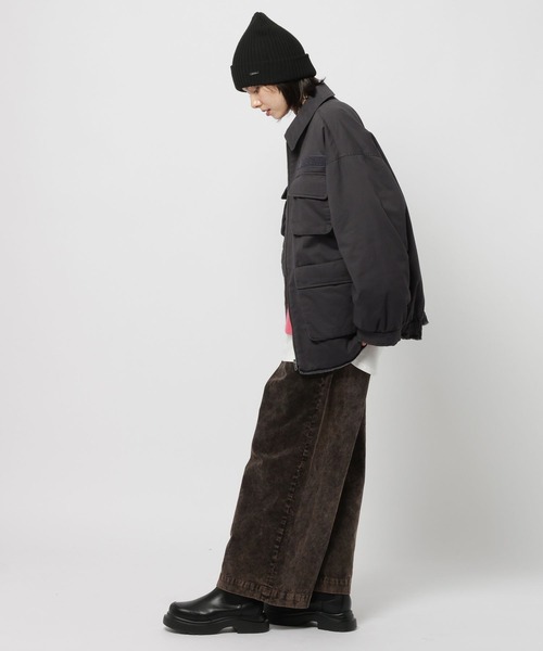 niko and…（ニコアンド） ブルゾン アウター 中綿ミリタリーポケ