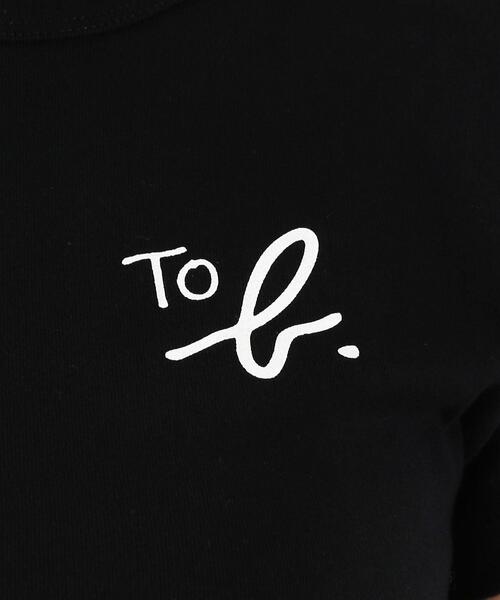 「To b. by agnes b.」 半袖Tシャツ 38 ブラック レディース_画像6