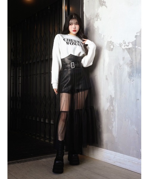 Darich（ダーリッチ） スウェットカットソー FREE ホワイト レディース