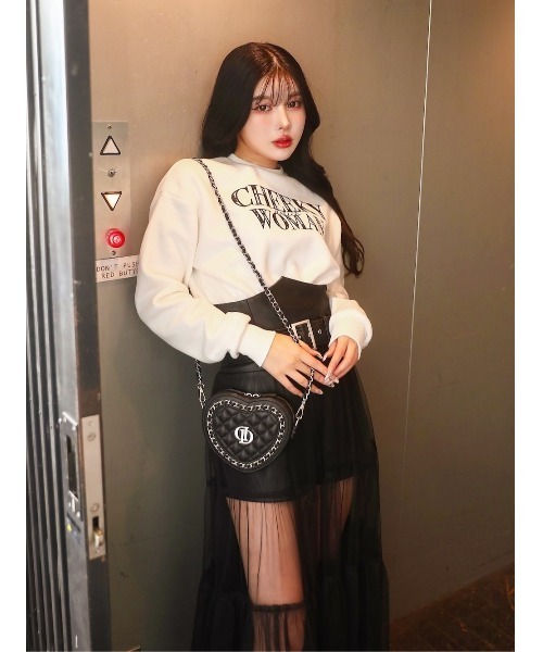 Darich（ダーリッチ） スウェットカットソー FREE ホワイト レディース