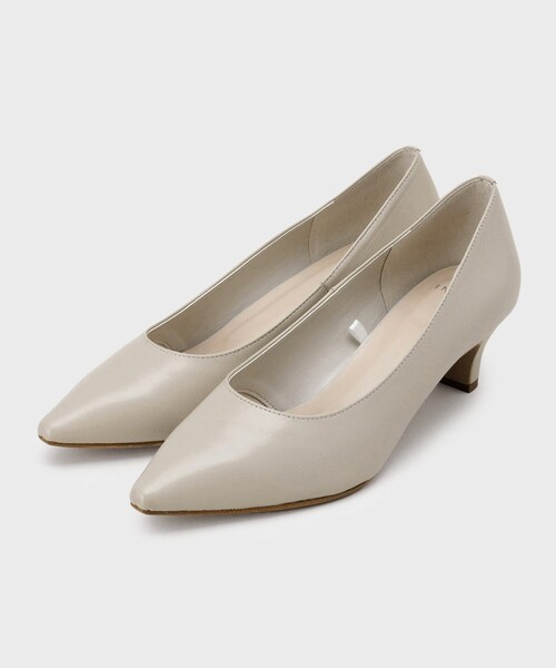 インディヴィ（INDIVI）/【ラム革／美脚／通勤】レザーパンプス INDIVI（インディヴィ） パンプス 「ラム革／美脚／通勤」レザー