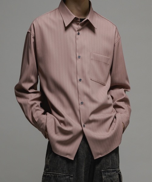 「Casper John」 長袖シャツ SMALL グレー メンズ_画像4