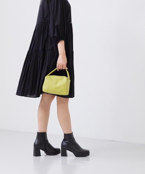 「menue」 ショートブーツ M ブラック レディース_画像3