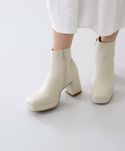 「menue」 ショートブーツ M ブラック レディース_画像9