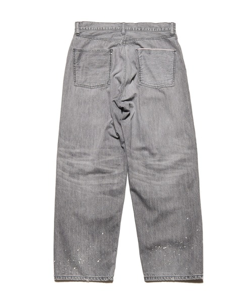 ワイドパンツ ジーンズ DAMAGED BOLD-FIT JEANS メンズ レディースの画像