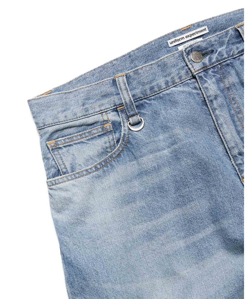 ワイドパンツ ジーンズ DAMAGED BOLD-FIT JEANS メンズ レディースの画像