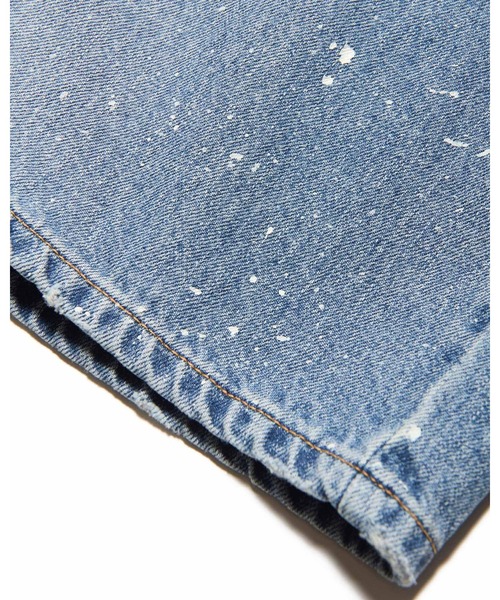 ワイドパンツ ジーンズ DAMAGED BOLD-FIT JEANS メンズ レディースの画像