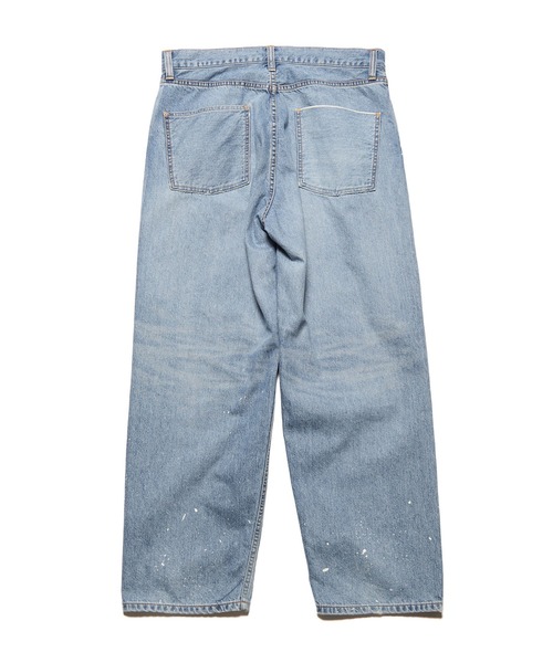 ワイドパンツ ジーンズ DAMAGED BOLD-FIT JEANS メンズ レディースの画像
