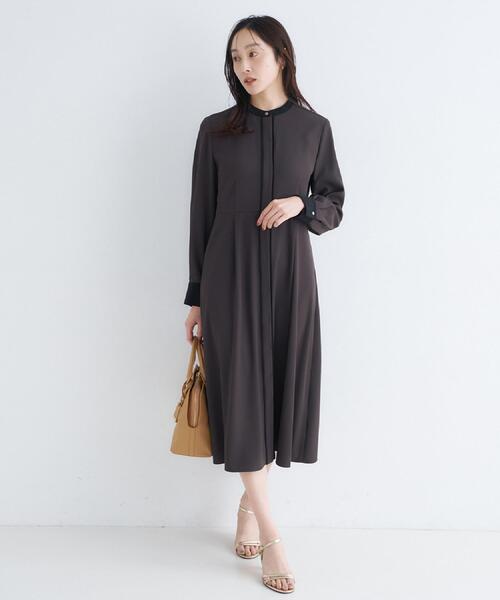 UNTITLED（アンタイトル） ワンピース 「洗える/前開き/フォーマル