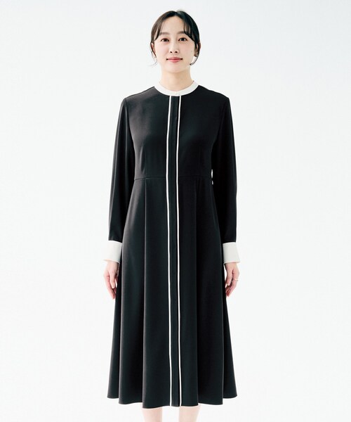 UNTITLED（アンタイトル） ワンピース 「洗える/前開き/フォーマル