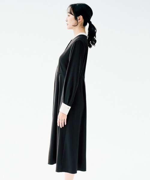 UNTITLED（アンタイトル） ワンピース 「洗える/前開き/フォーマル