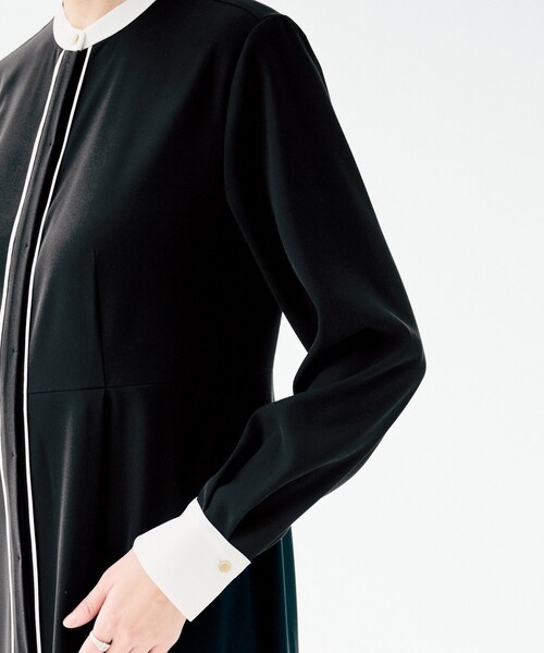 UNTITLED（アンタイトル） ワンピース 「洗える/前開き/フォーマル