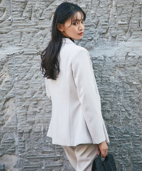 「SMILE ORCHID」 テーラードジャケット L ベージュ レディース_画像6