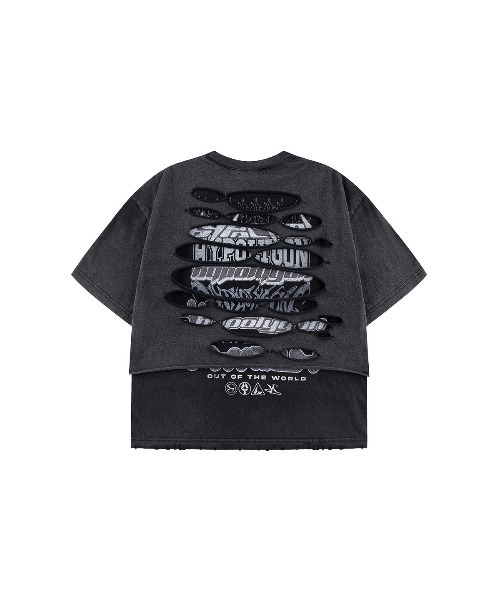 Hypolygon SD Tee Black Tシャツ M サプライヤー Hypolygon tシャツ Tシャツ｜SD Tee｜Hypolygon メンズ レディース