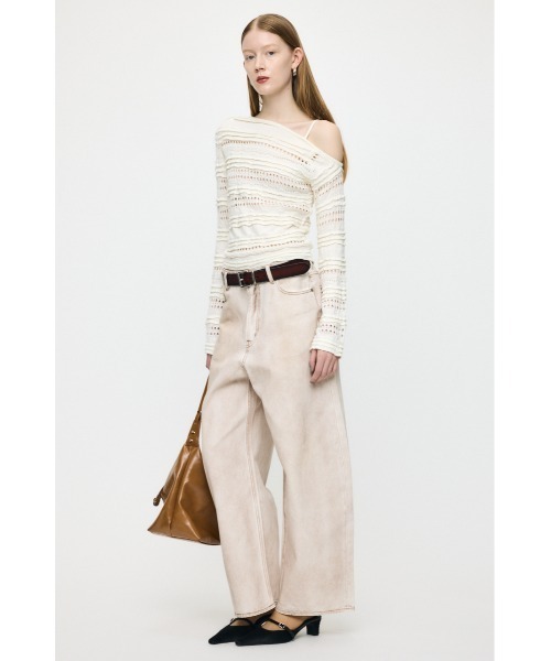 moussy 【26年SS新作】DIRTY COCOON BAGGY 1 MOUSSY（マウジー） ジーンズ デニム デニムパンツ 「26年SS新作