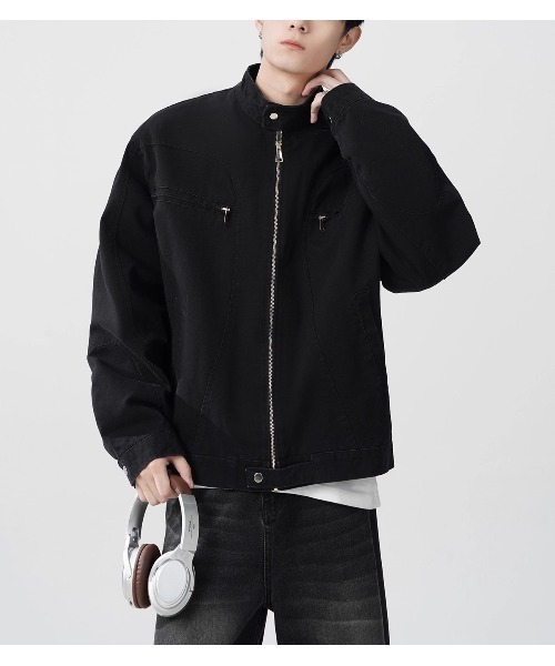 02DERIVE ツーディライブ シングルライダースジャケット VI E DIT 革ジャン ライダース Hand-bleached 2-way riders jacket