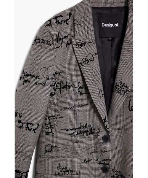 Desigual（デシグアル） ジャケット テーラードジャケット レタリング