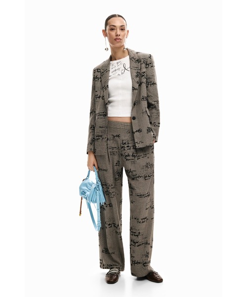 Desigual（デシグアル） ジャケット テーラードジャケット レタリング