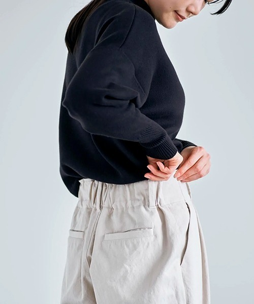 「HAU」 イージーパンツ 36 ベージュ レディース_画像5